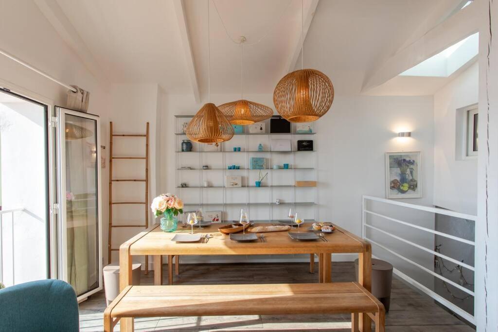#40 Bright Sea View Suite For 6 2Mins Walk Port & Sea Villefranche-sur-Mer Buitenkant foto