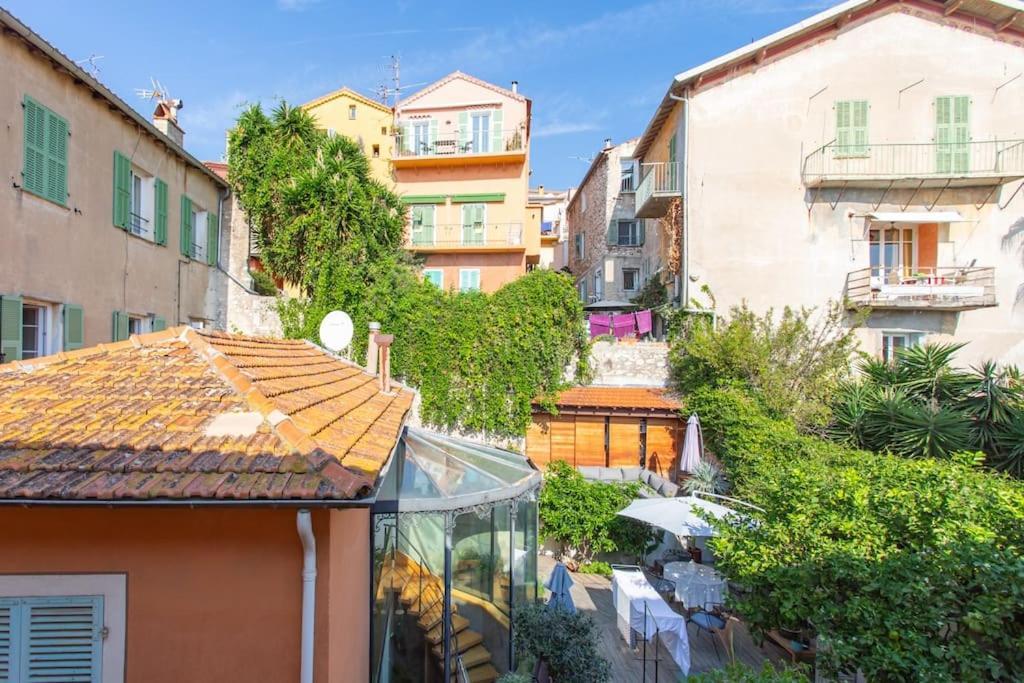 #40 Bright Sea View Suite For 6 2Mins Walk Port & Sea Villefranche-sur-Mer Buitenkant foto