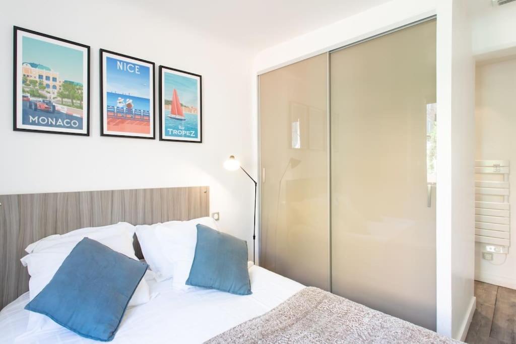 #40 Bright Sea View Suite For 6 2Mins Walk Port & Sea Villefranche-sur-Mer Buitenkant foto