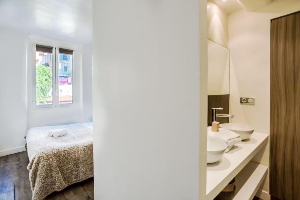 #40 Bright Sea View Suite For 6 2Mins Walk Port & Sea Villefranche-sur-Mer Buitenkant foto
