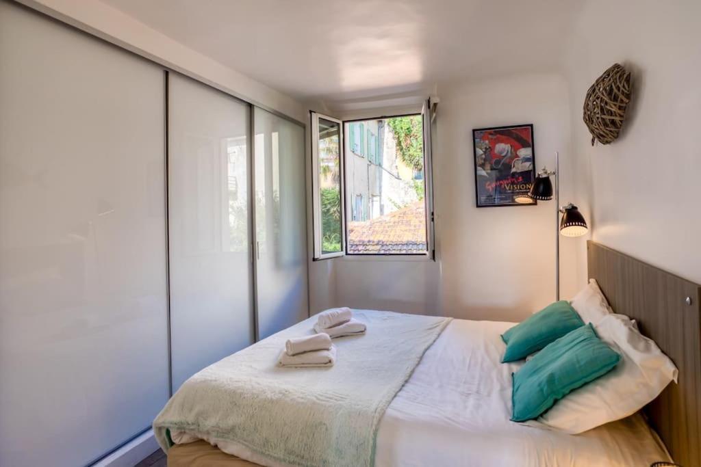 #40 Bright Sea View Suite For 6 2Mins Walk Port & Sea Villefranche-sur-Mer Buitenkant foto